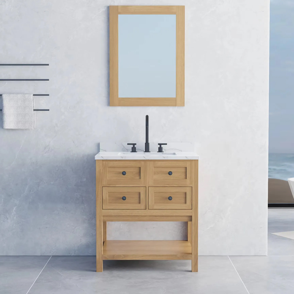 Marble stone bathroom vanity MF-2566
