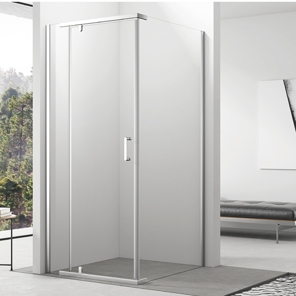 Une cabine de douche ouverte à porte coulissante SE-2736