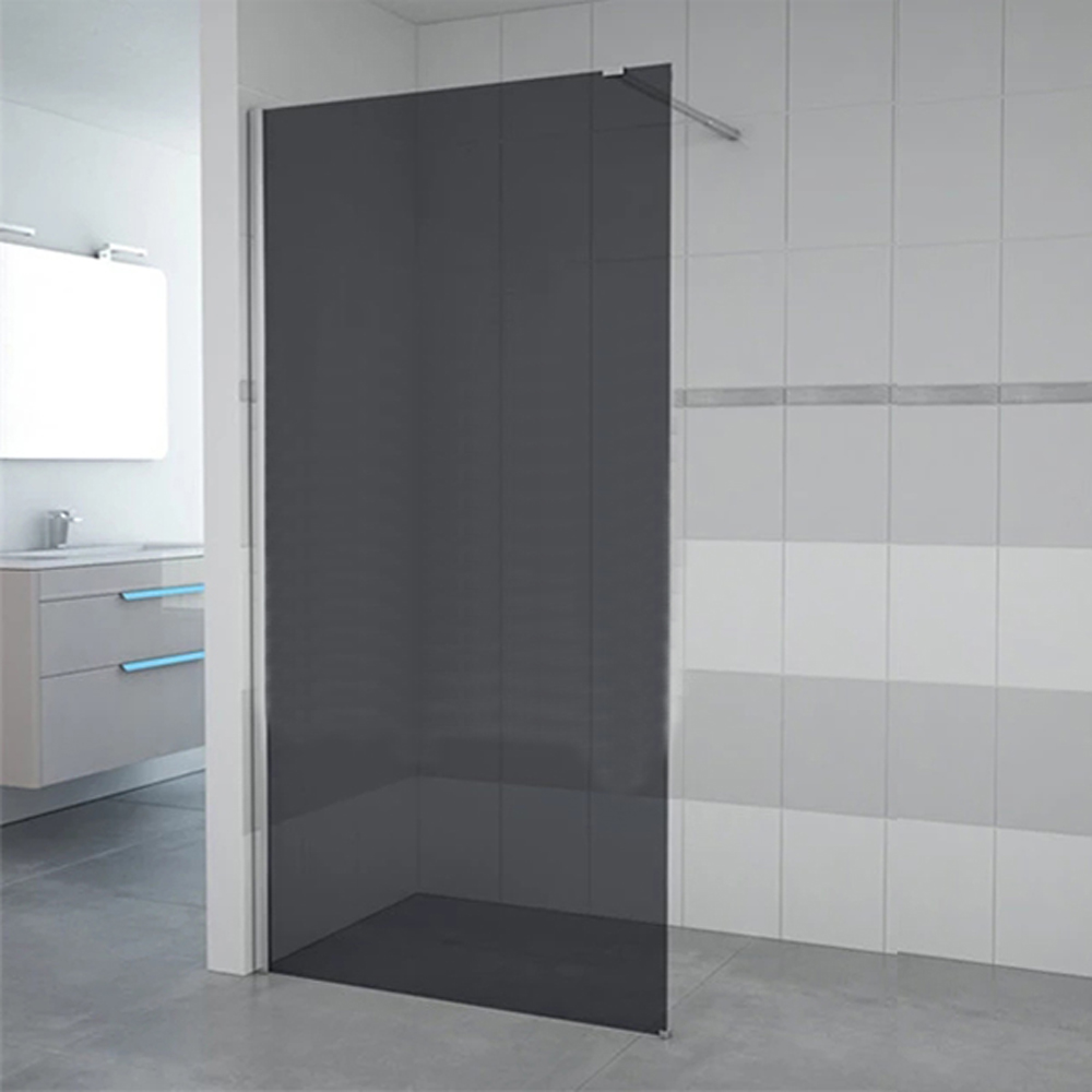 Graues begehbares Duschglas SE-2107