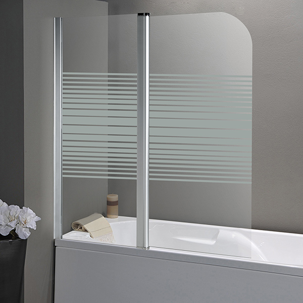 Two pieces folding bath screen SE-2023