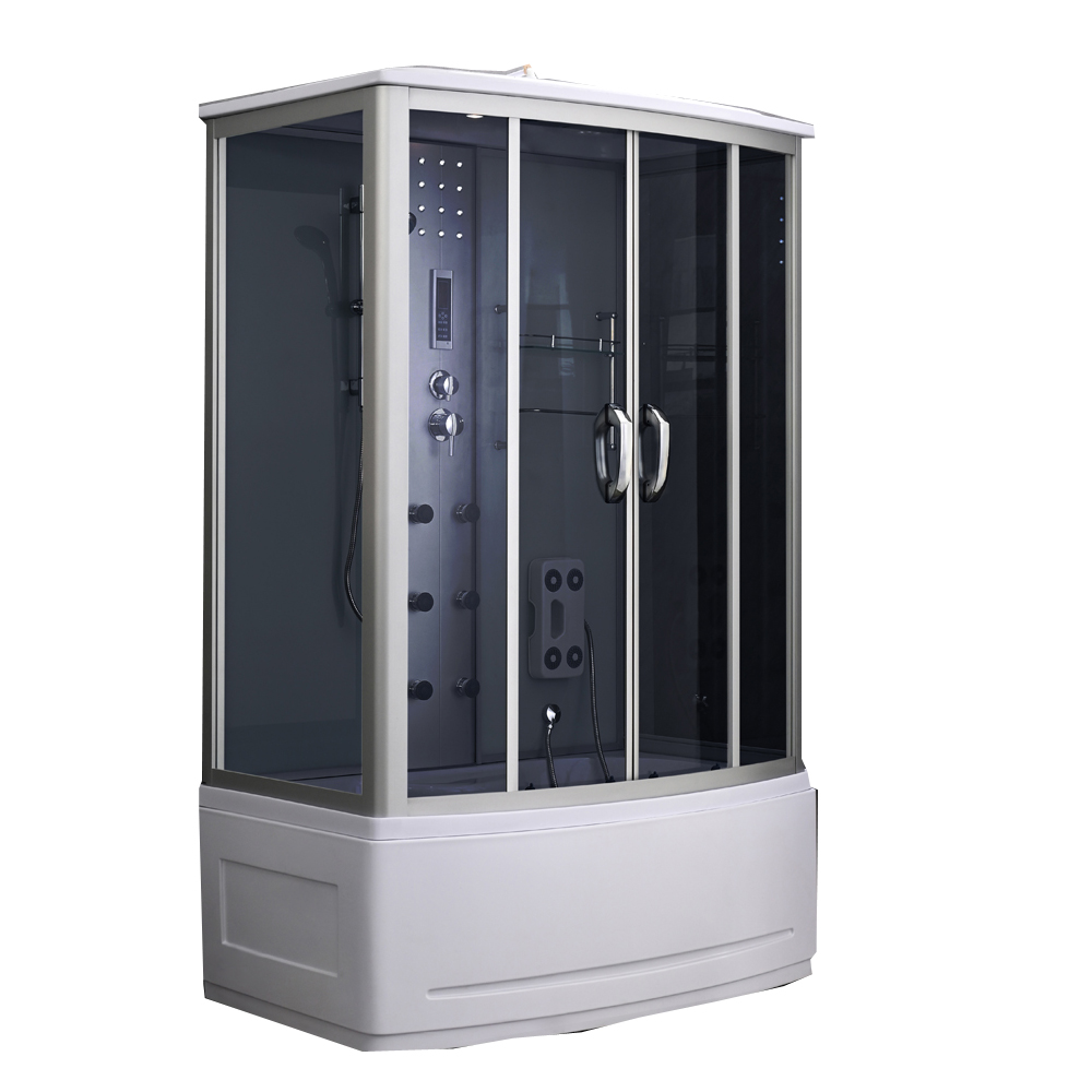 Hydro shower cabin in black SR-7071-B