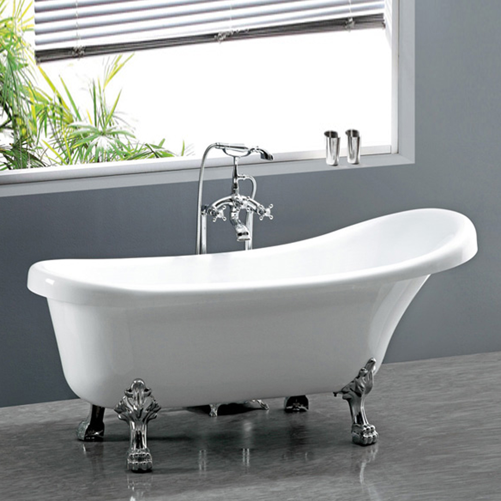 Freestanding bathtub with feet 901