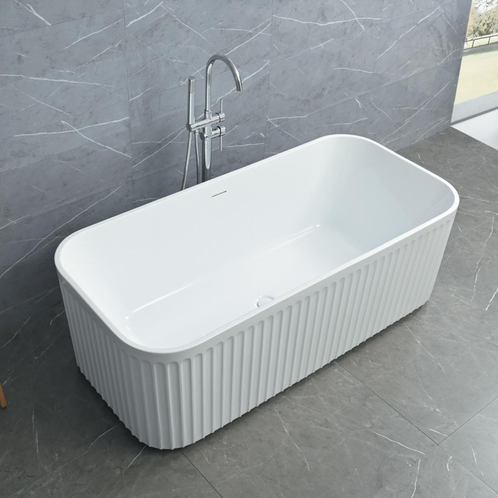 Wave surface freestanding bathtub 9031T-B