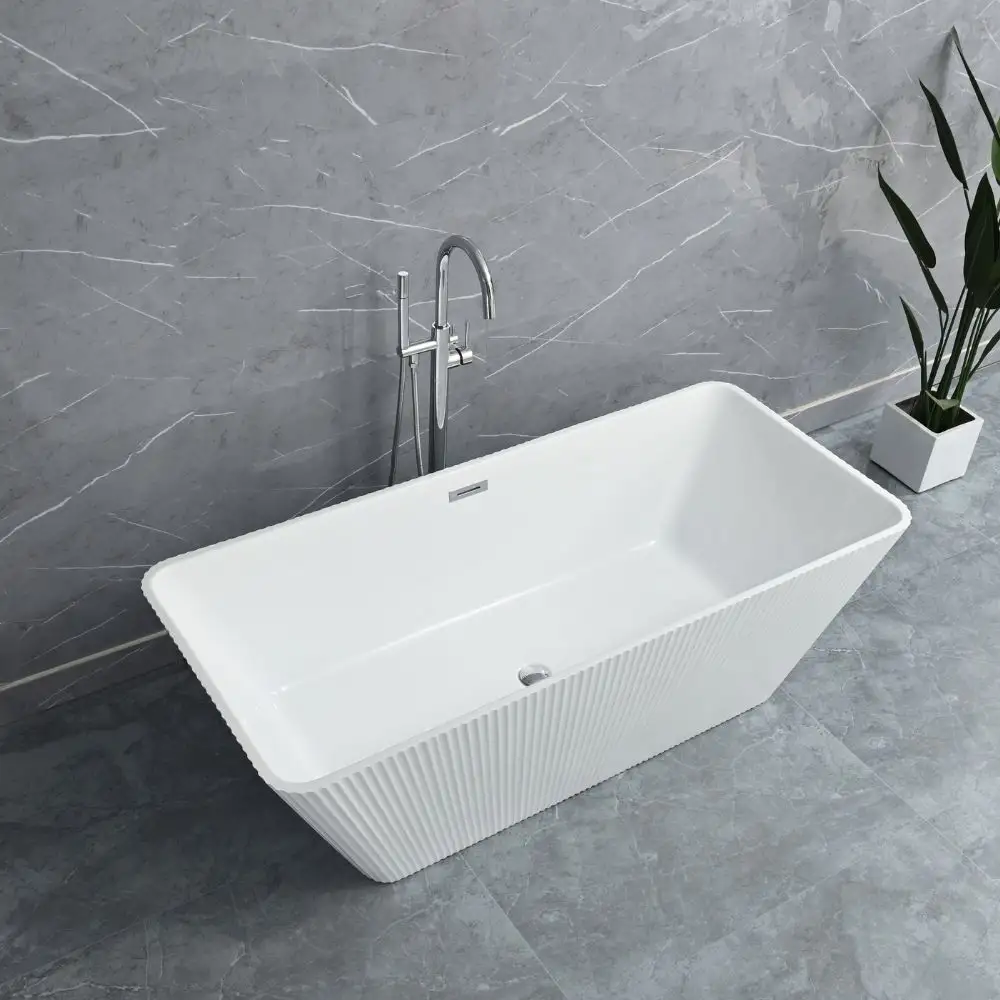 Square freestanding bathtub 9091T