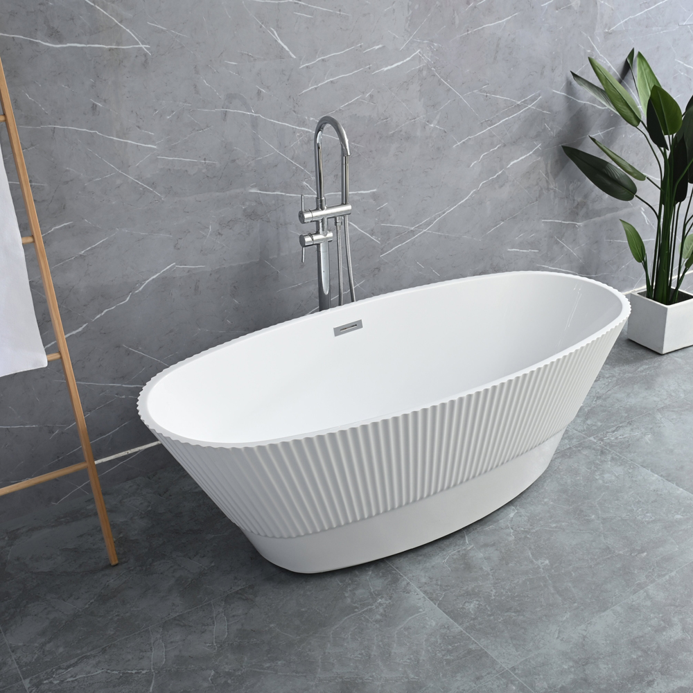 Shell shape freestanding bathtub 9021T