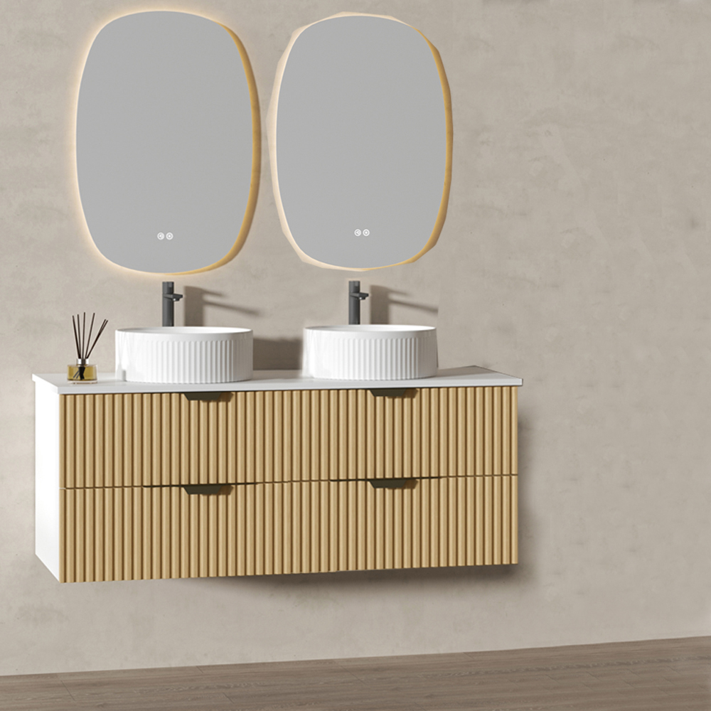 Amazon popular double bathroom furniture MF-2622