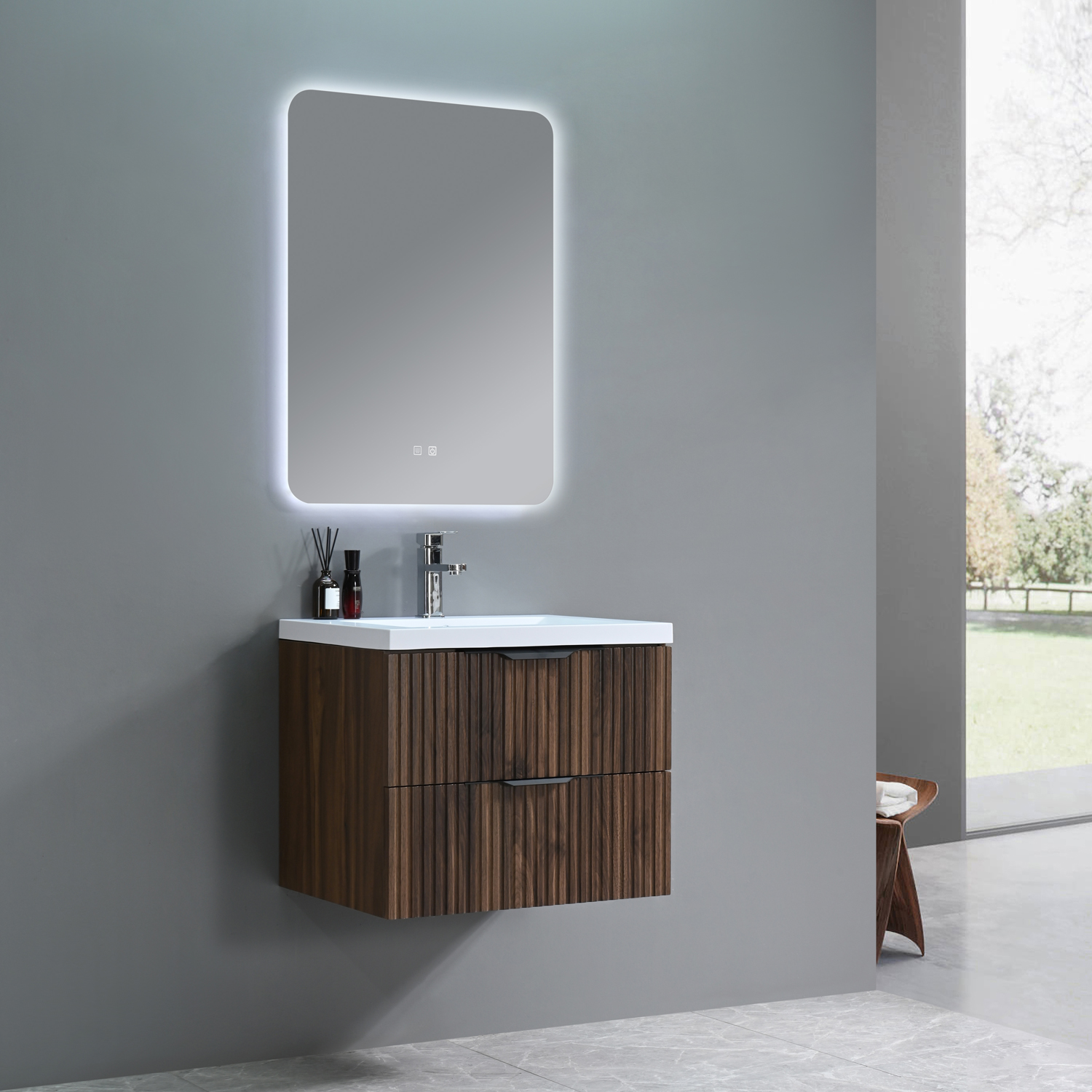 Wood bathroom cabinet MF-2633