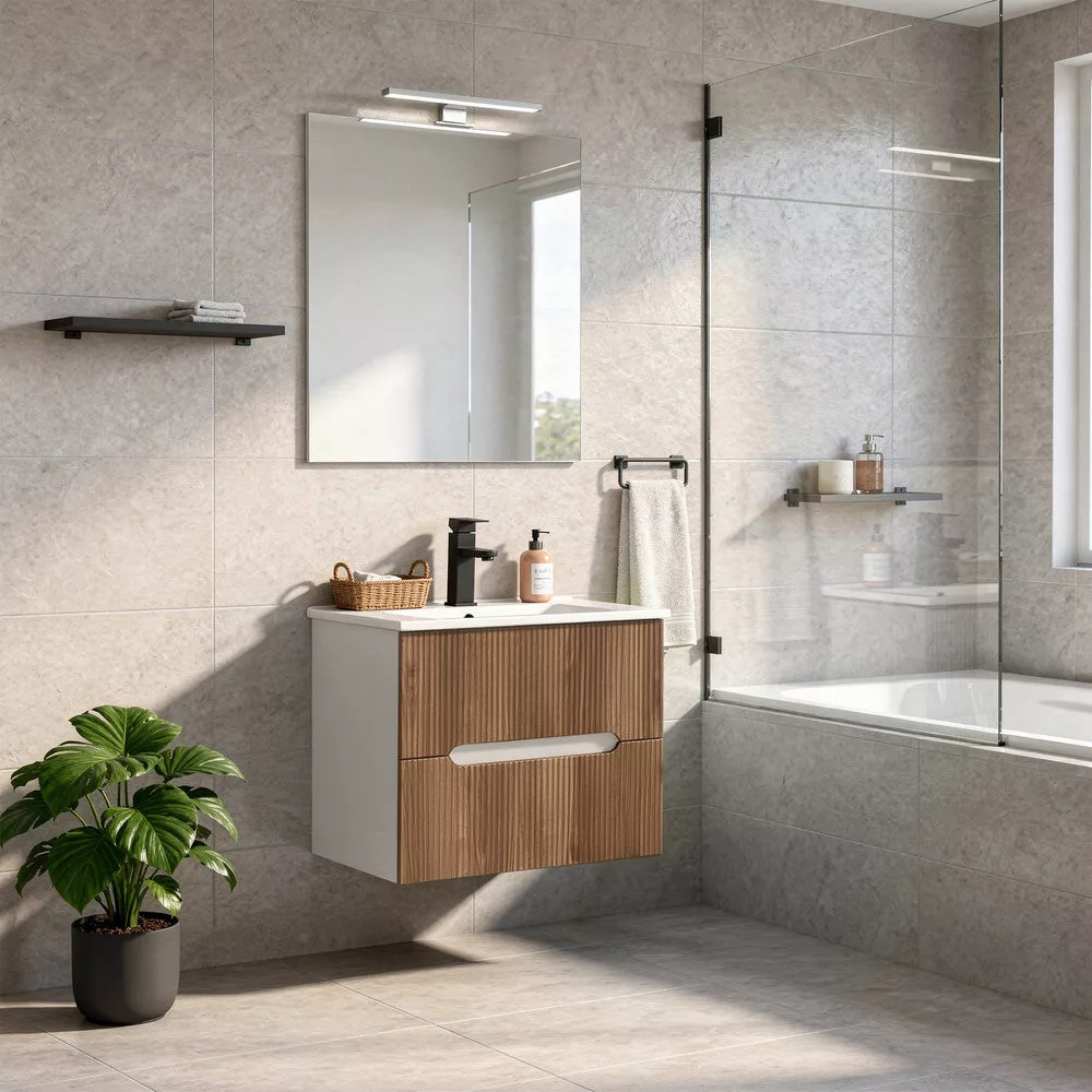 Mobili da bagno in stile moderno MF-2651-WDWH