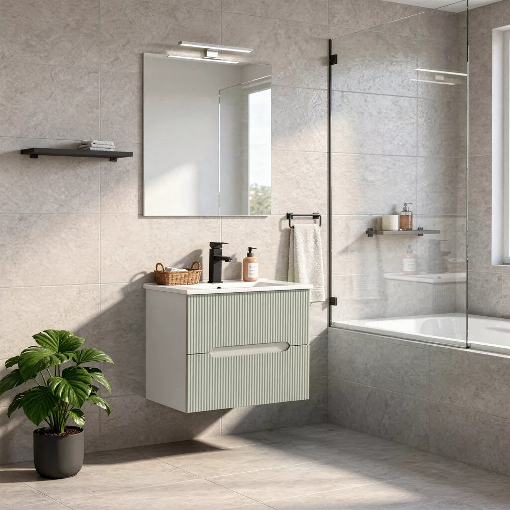 Mobili da bagno semplici MF-2651-DGWH