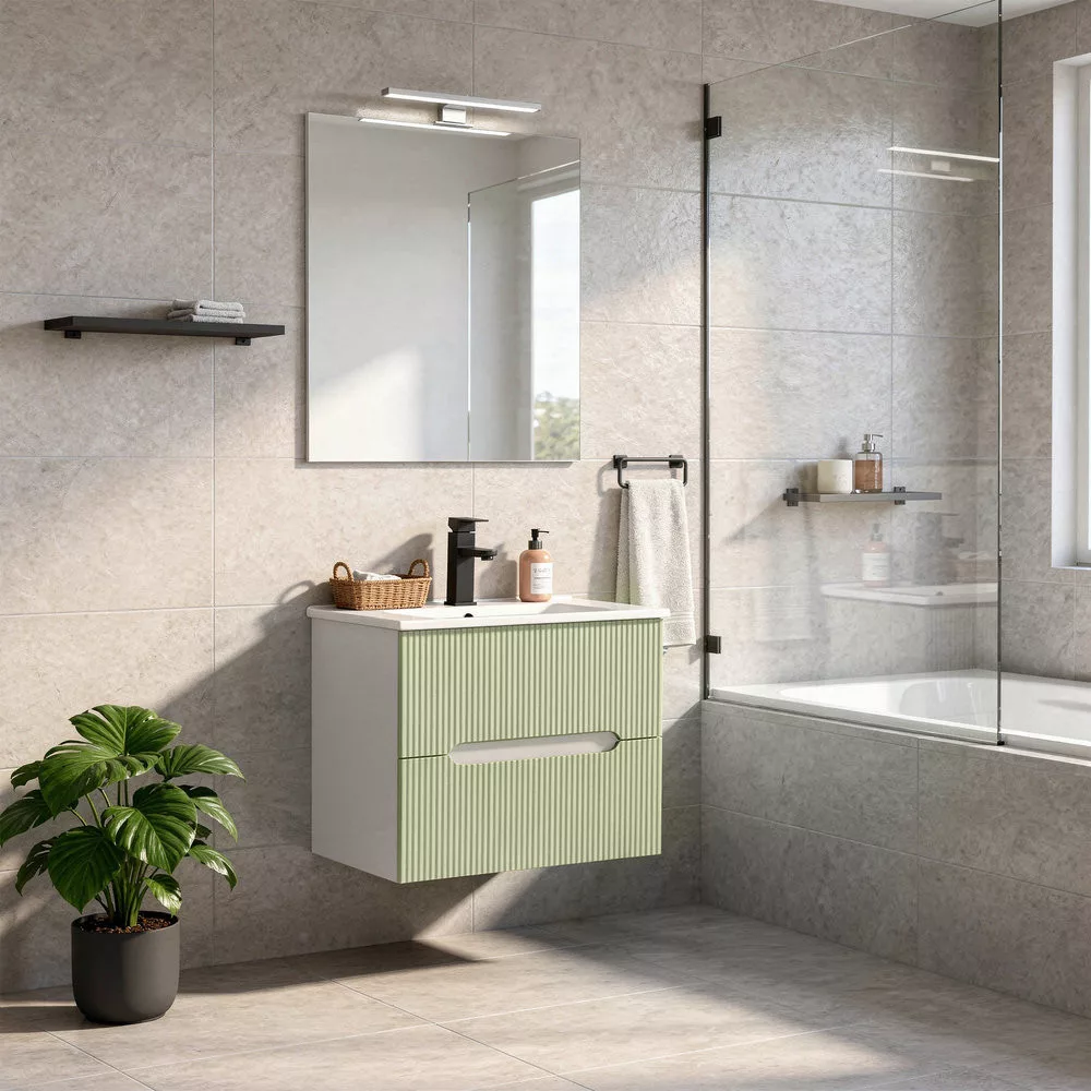 Mobili da bagno colorati MF-2651-LGWH