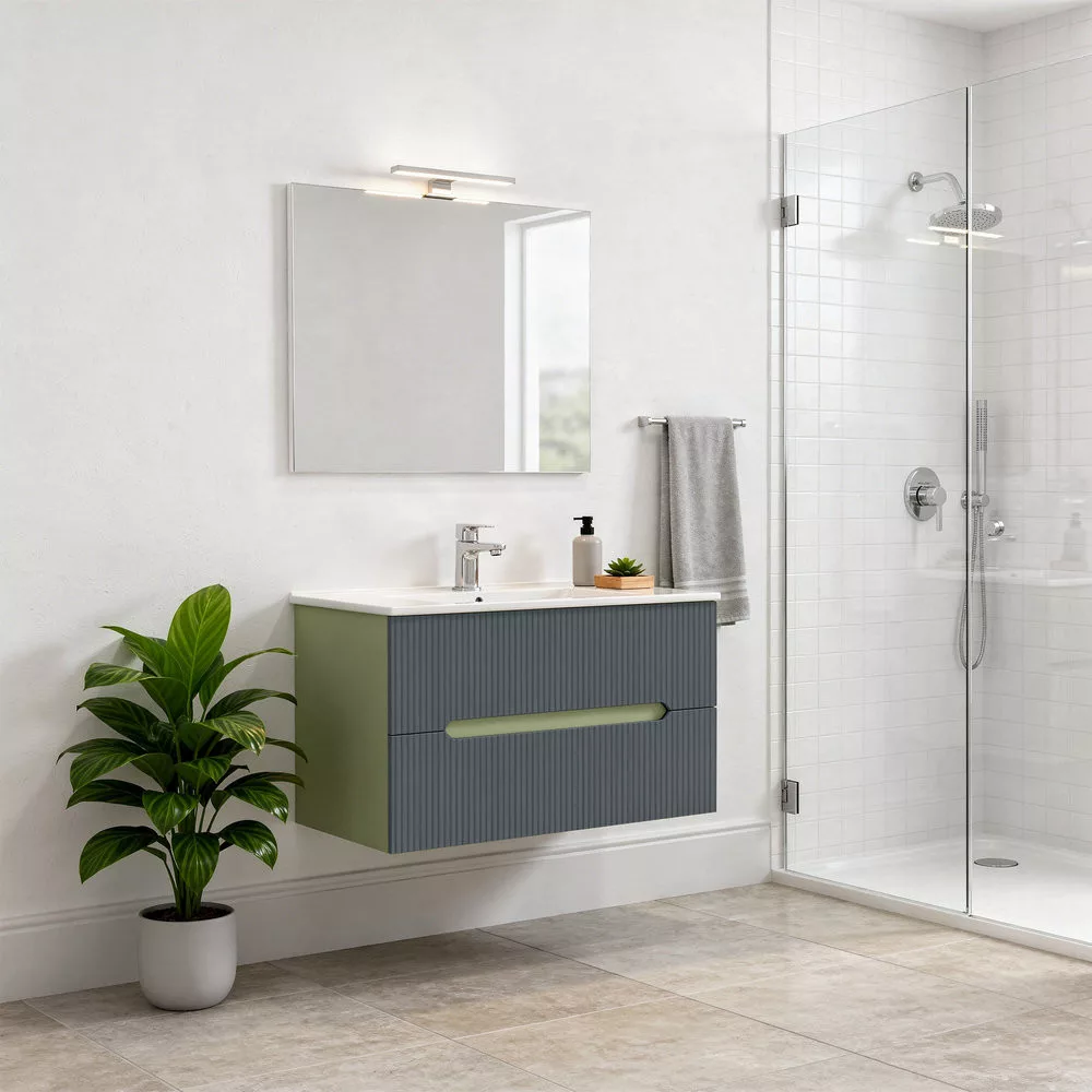 Meubles de salle de bain tendance MF-2652-GRDG 