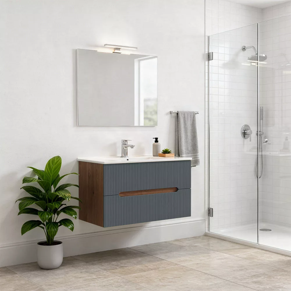 Meubles de salle de bain en bois MF-2652-GRWD