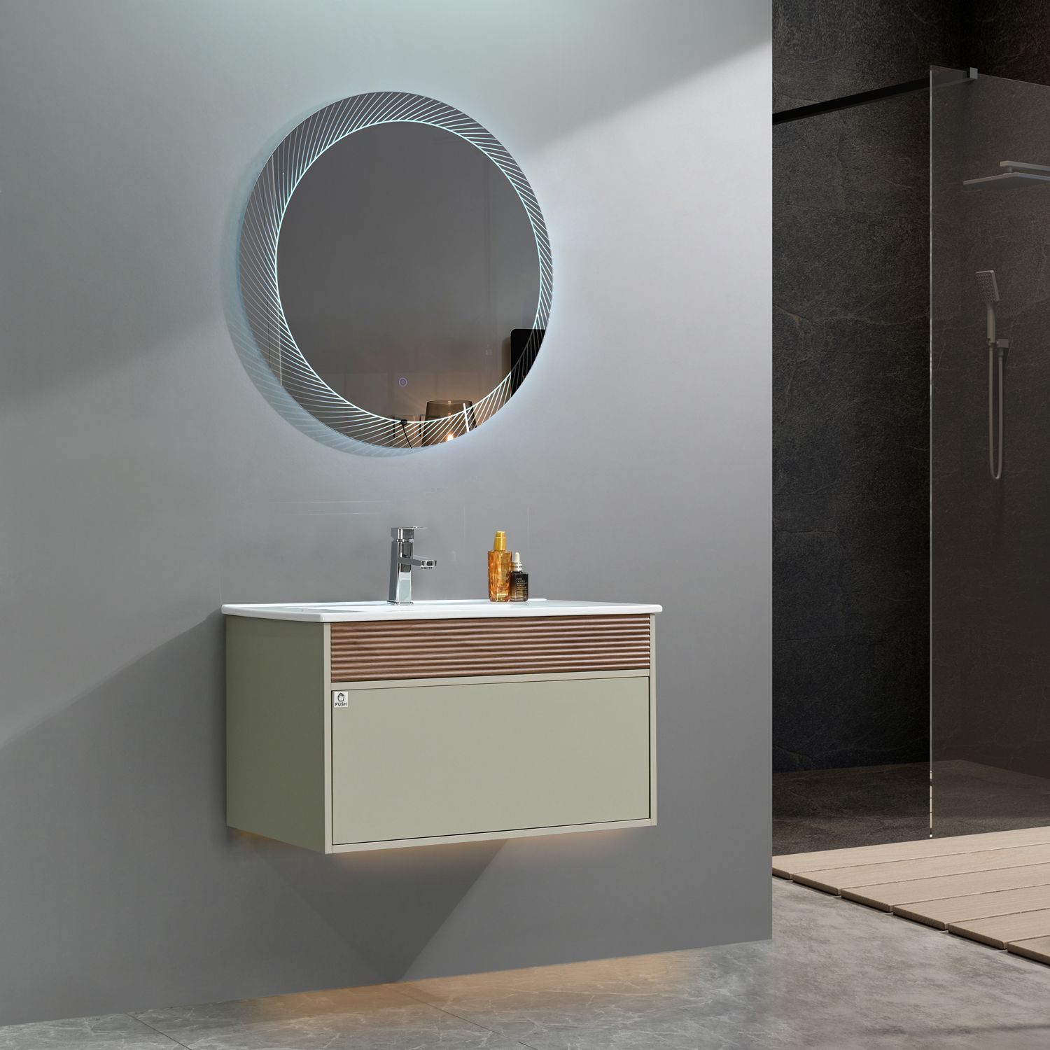 Push-Open bathroom furniture MF-2658